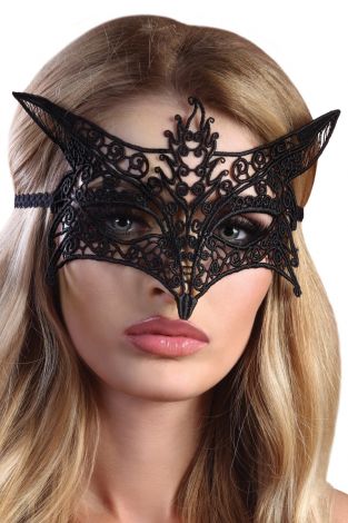 Lace mask 9; čipkasta maska, crna - Livia Corsetti fashion